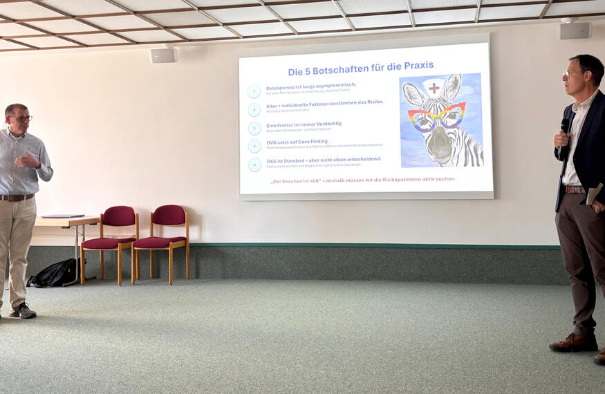 Dr. med. Ralf Kneller, Facharzt für Allgemeinmedizin, Lindau (Bodensee) (links) und Dr. med. Axel Gassen (rechts).
